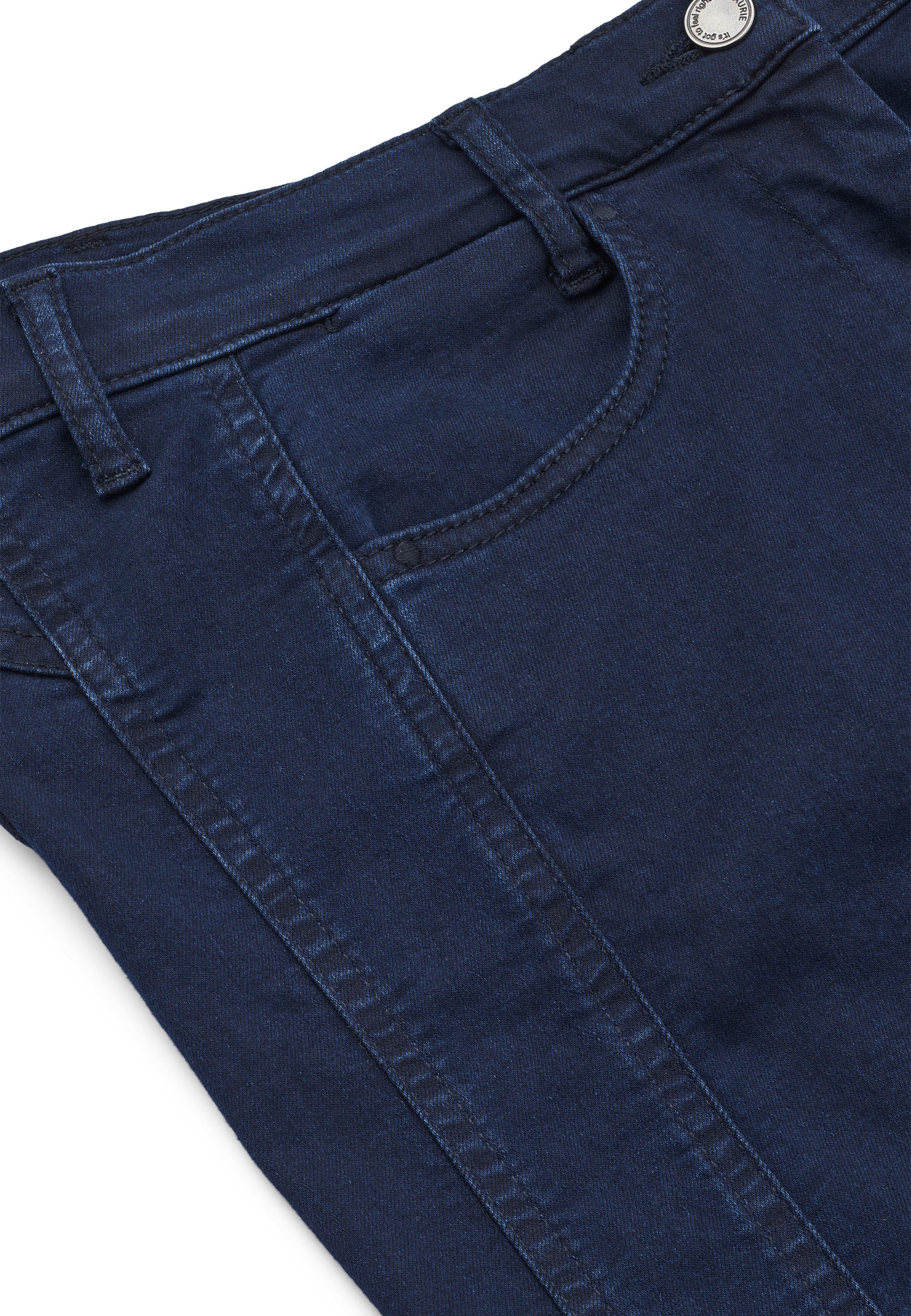 Serene 5-pocket Regular - Medium Length - Dark Blue Denim - Image 5