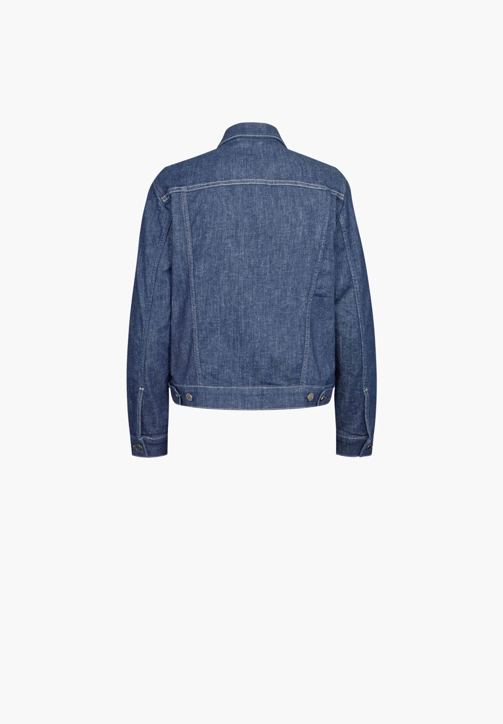 Marie Denim Jacket LS - Blue Denim - Image 5