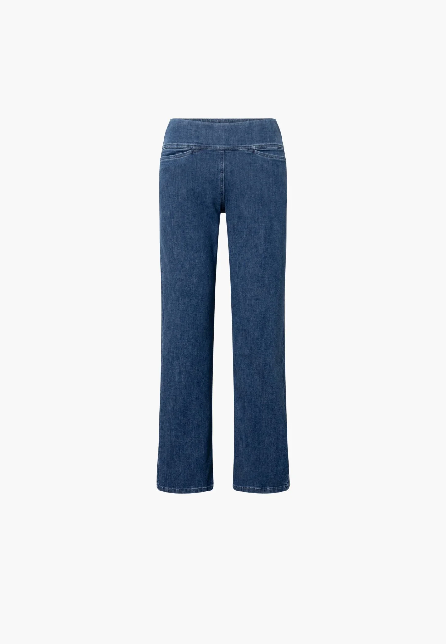Thea Straight - Medium Length - Blue Denim - Image 2