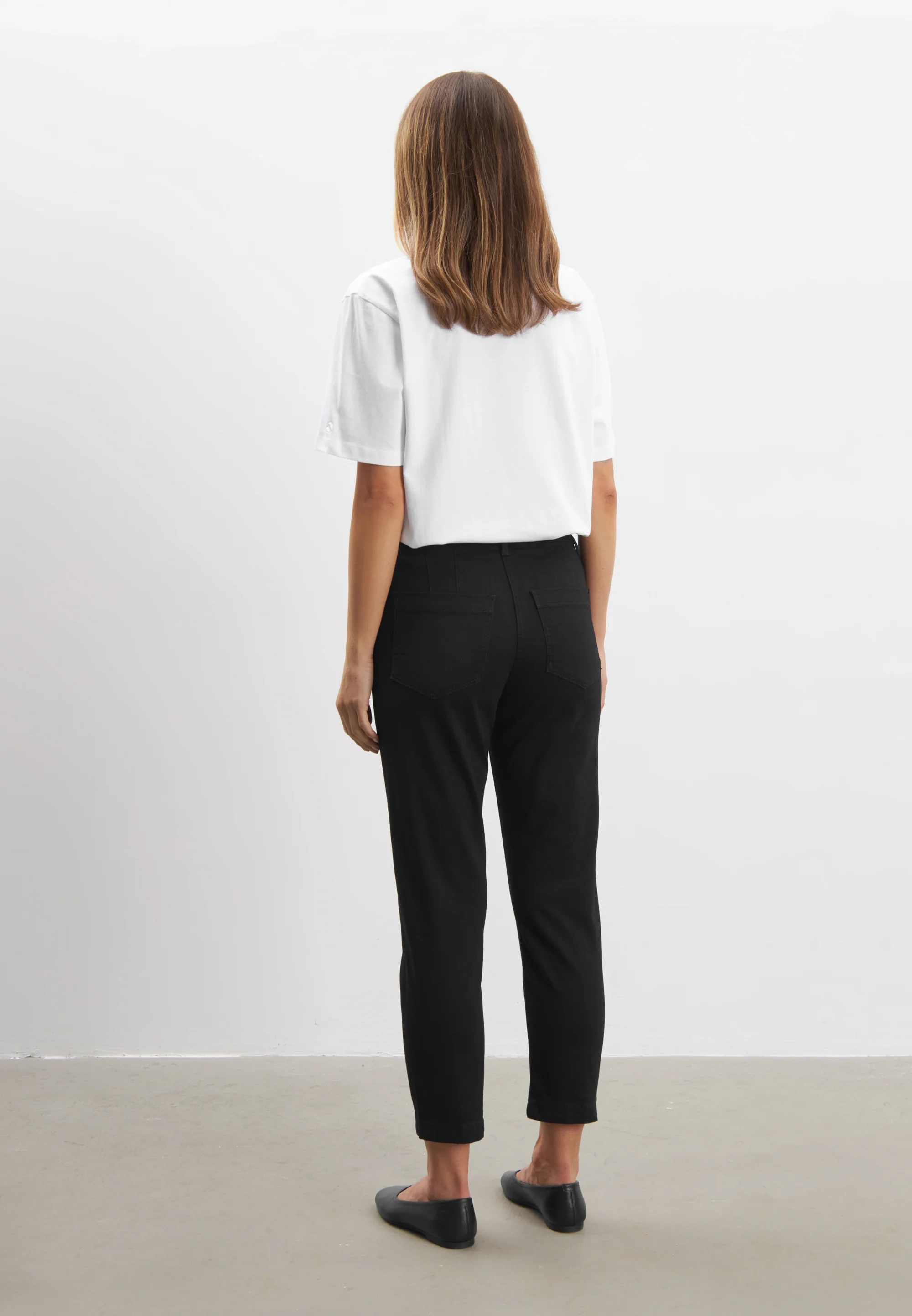 Piper Pure Regular - Cropped - Black Denim - Image 3
