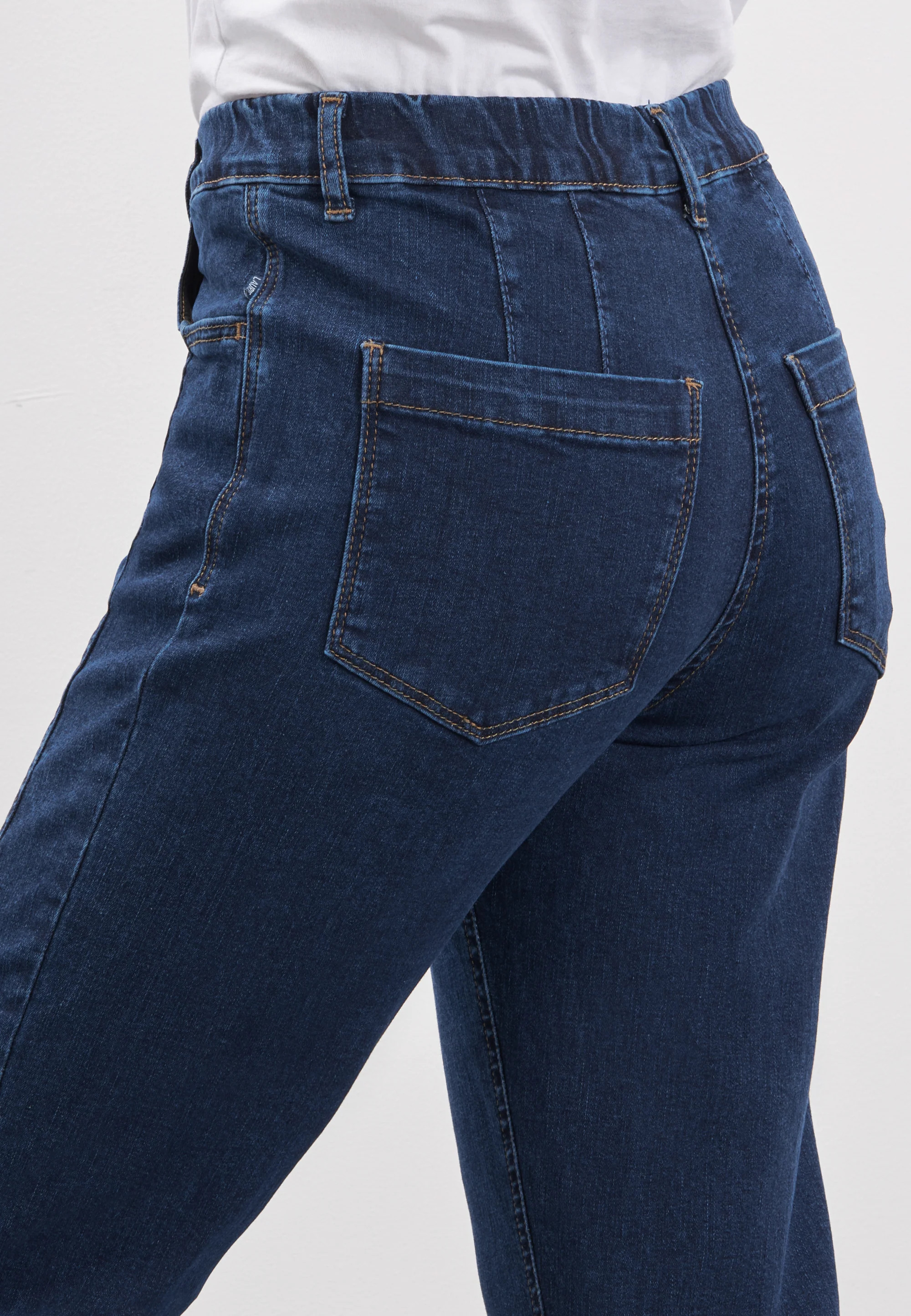Piper Pure Regular - Cropped - Dark Blue Denim - Image 4