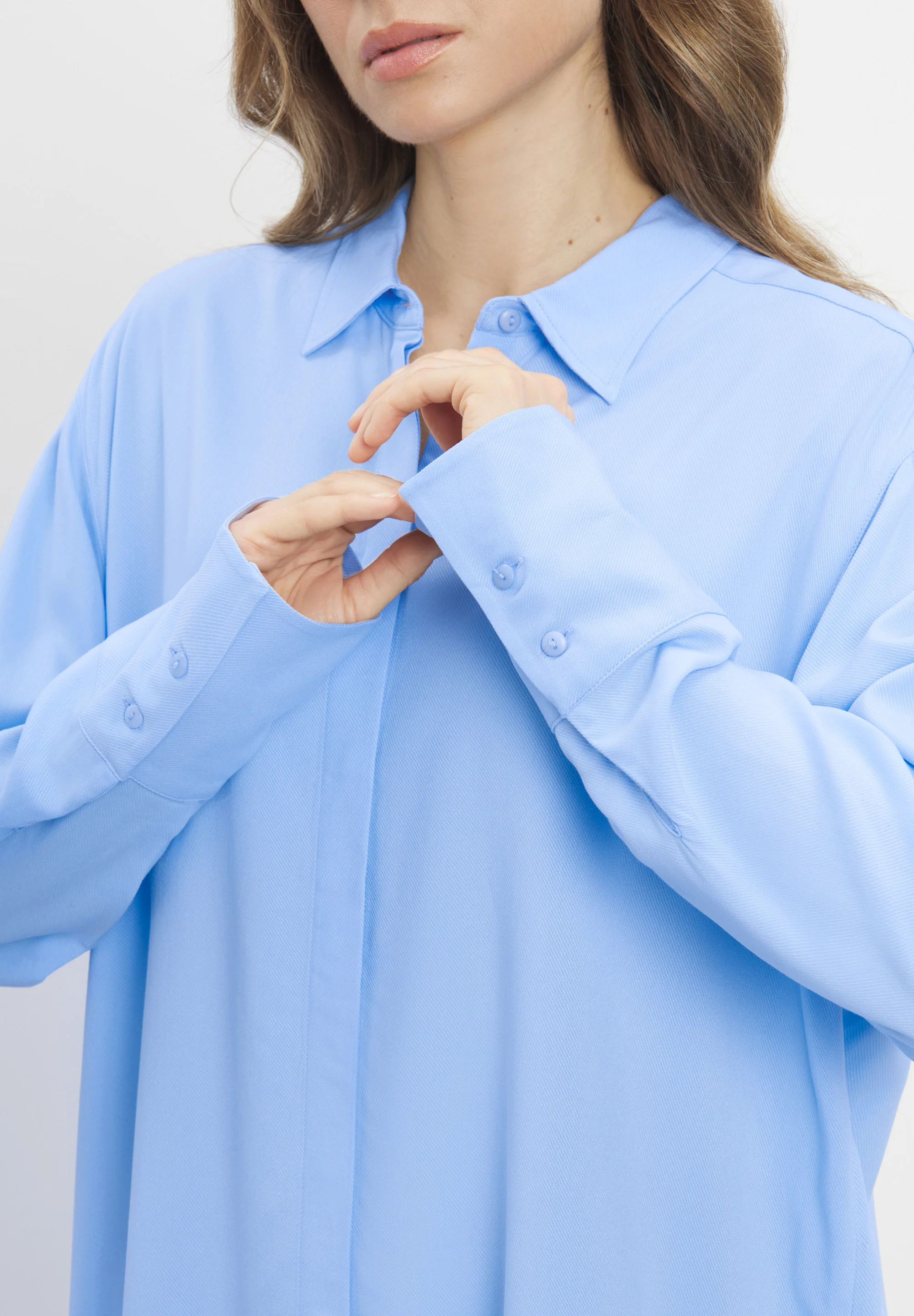 Veronica Long Shirt LS - Blue Sky - Image 3