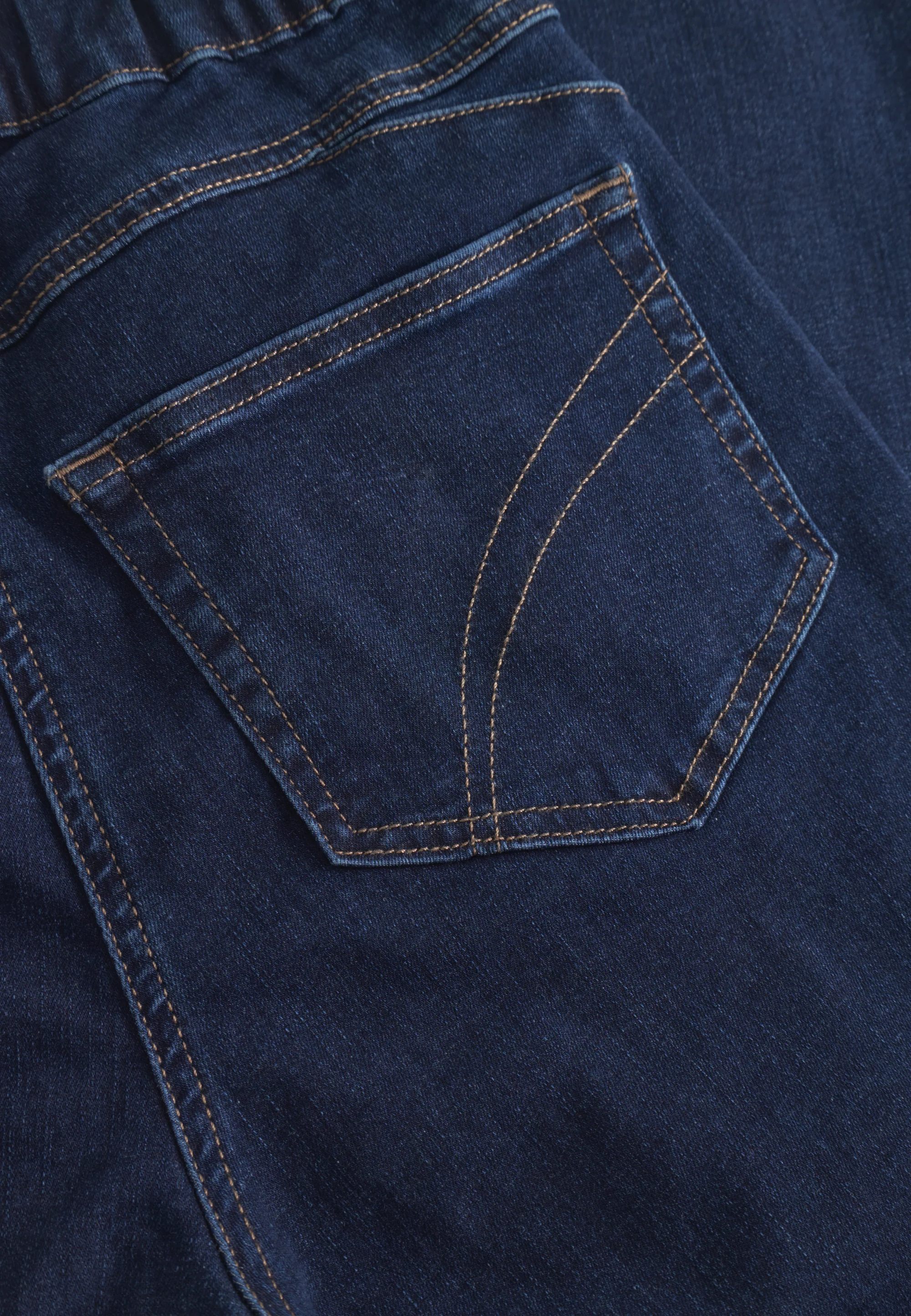 Hannah Regular - Ekstra Short Length - Dark Blue Denim - Image 7