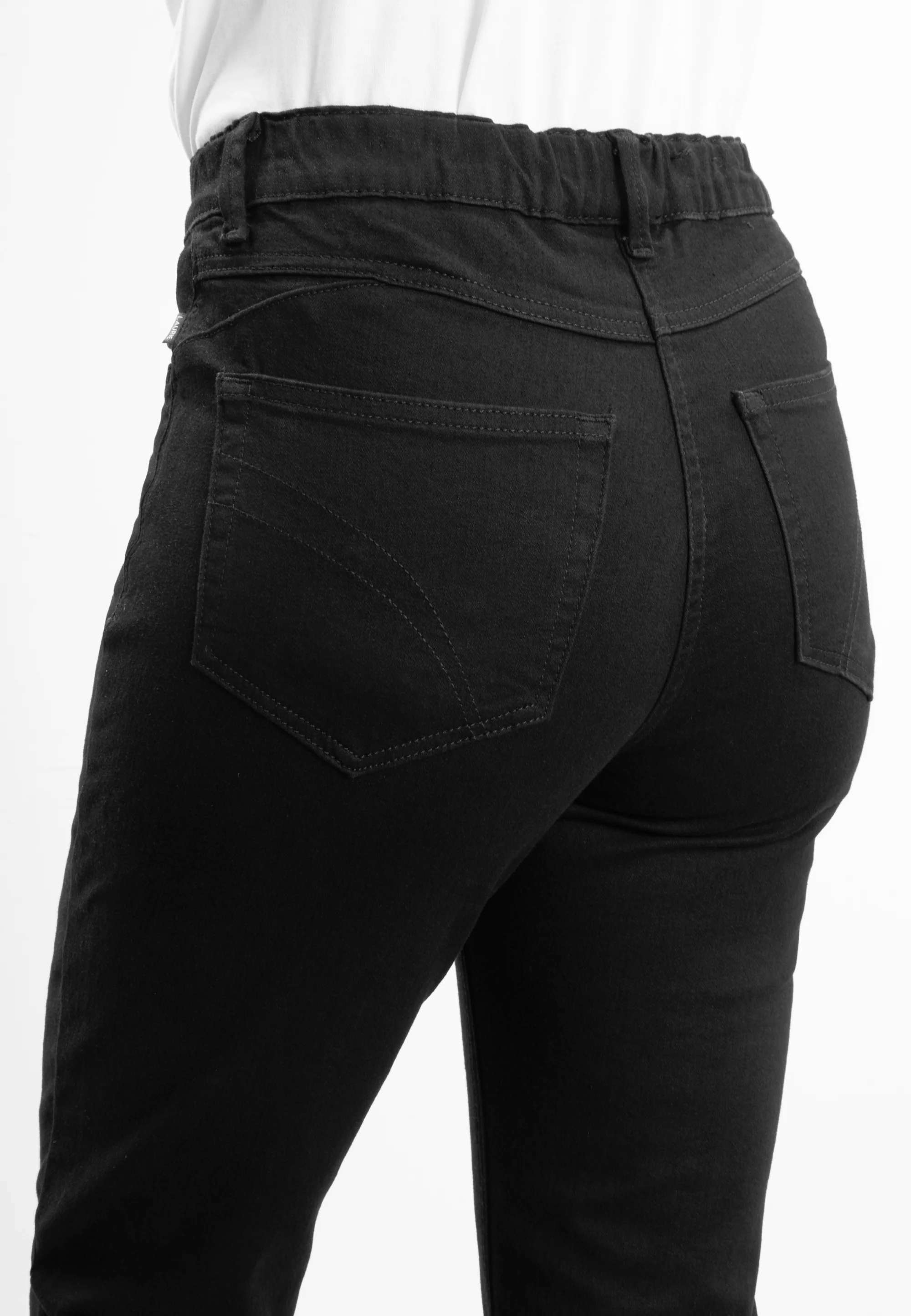 Hannah Regular - Medium Length - Black Denim - Image 4