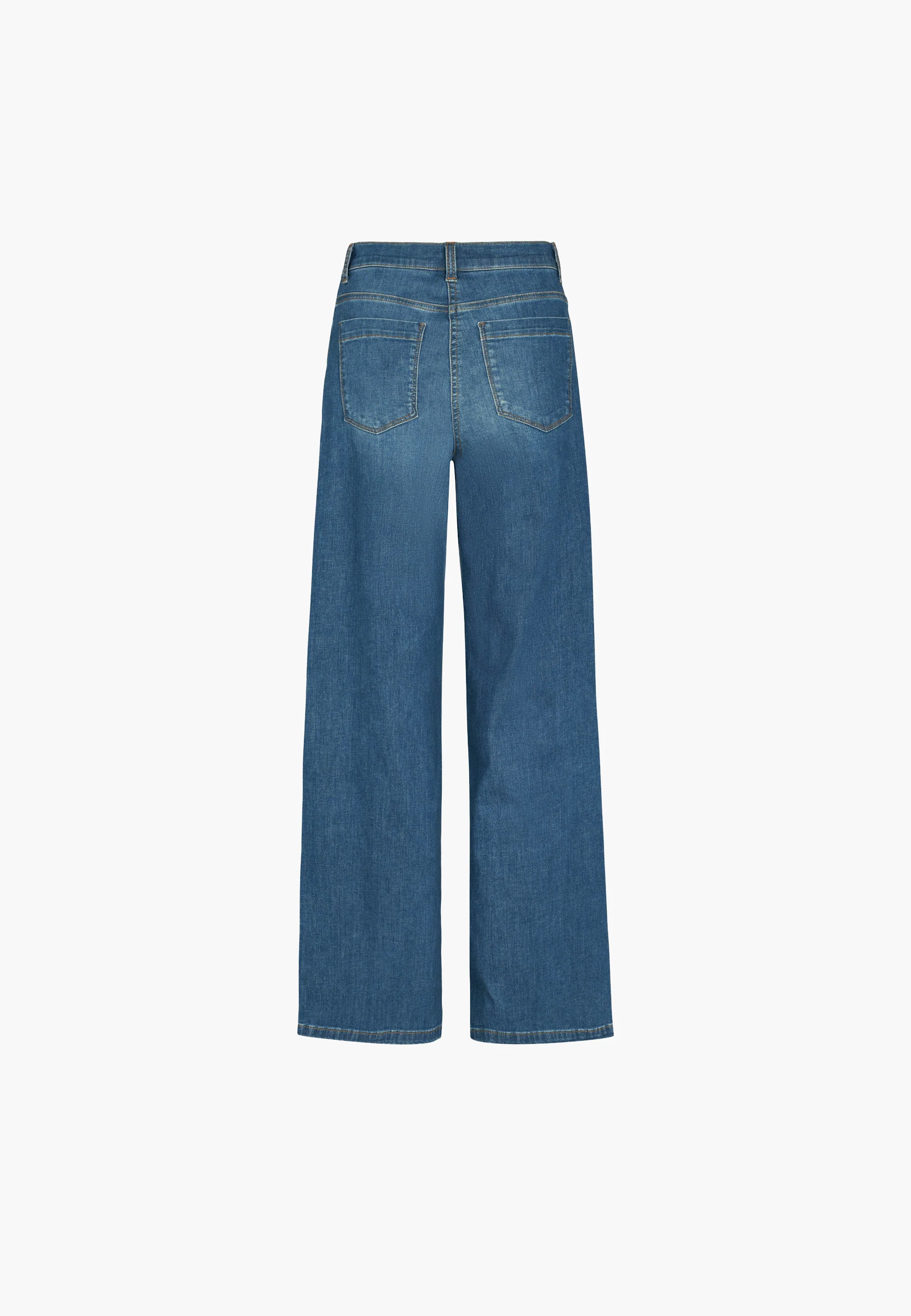 Carol Loose - Long Length - Washed Blue Denim - Image 4