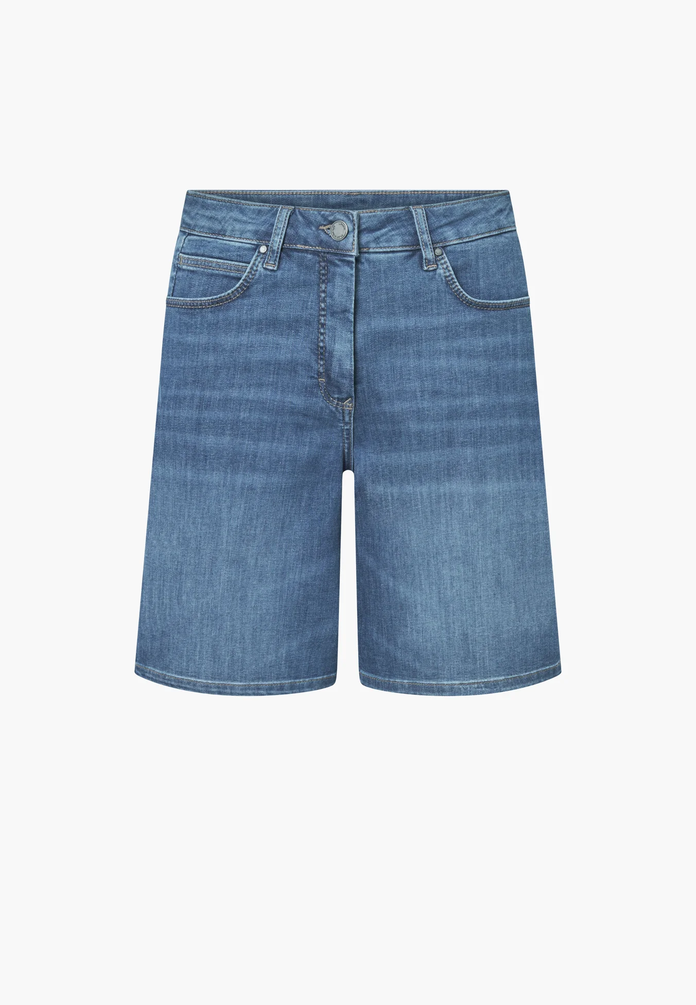 Carol Loose Shorts - Washed Blue Denim - Image 2