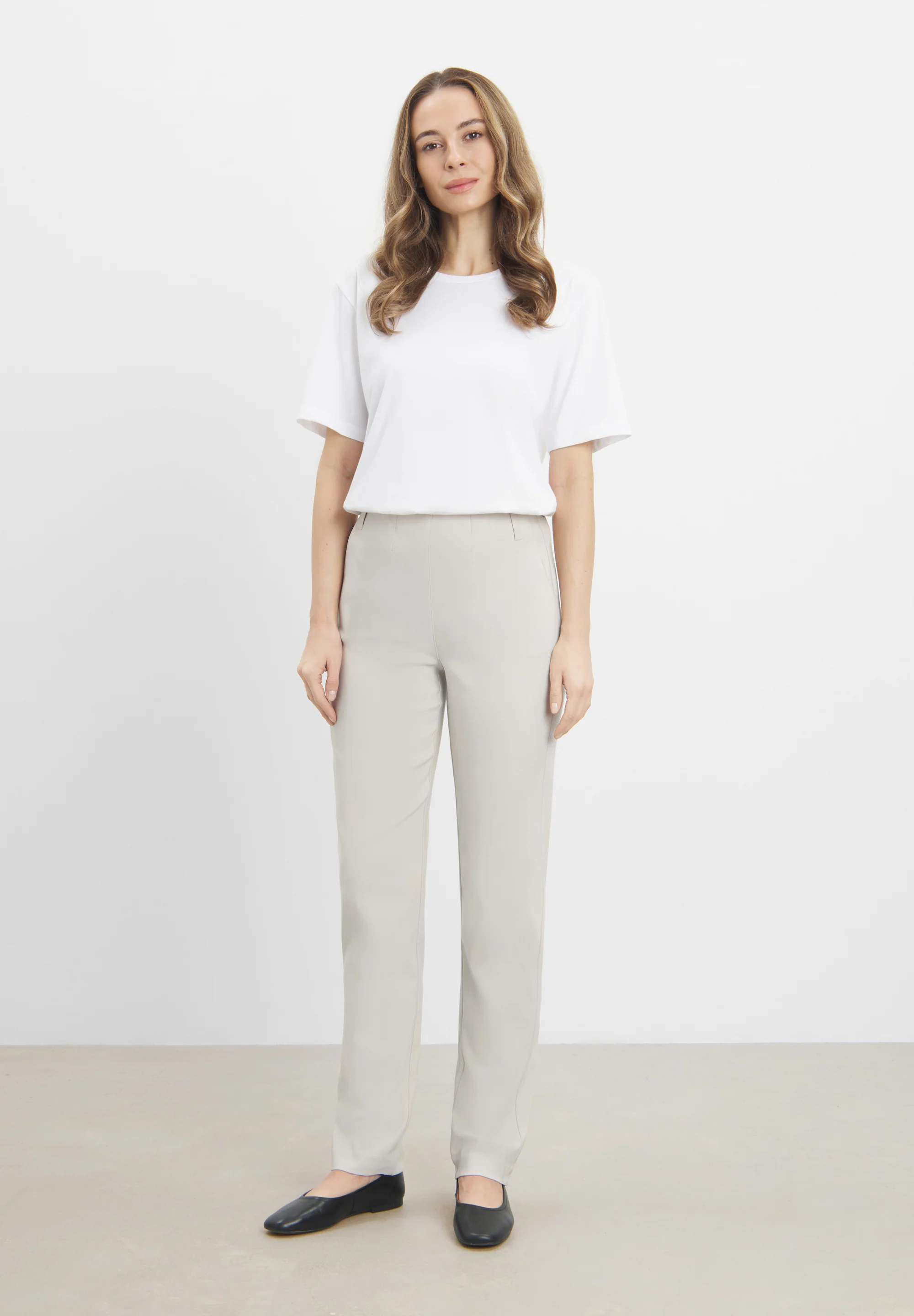 Taylor Regular - Medium Length - Grey Sand