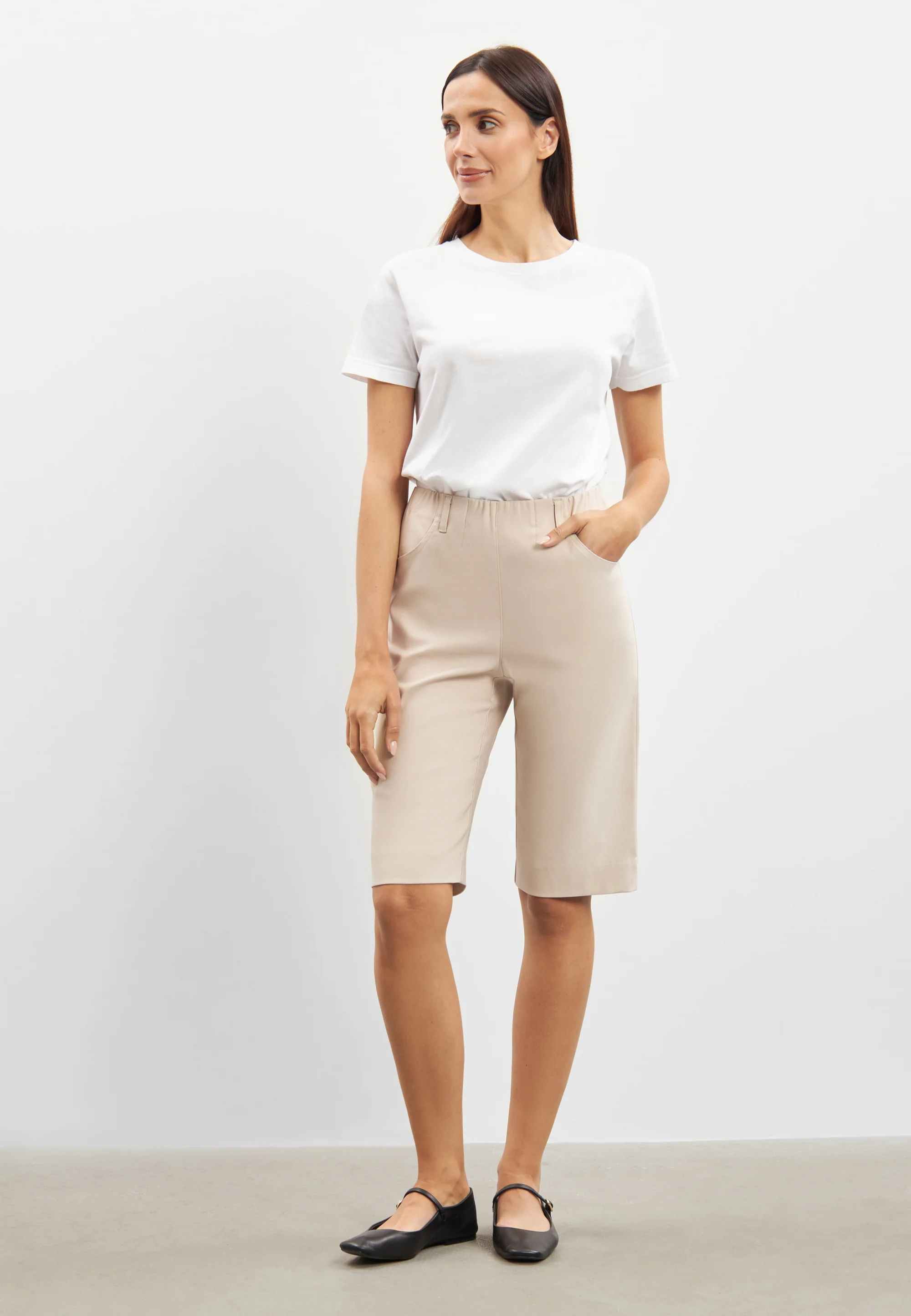 Kelly Regular Shorts - Grey Sand
