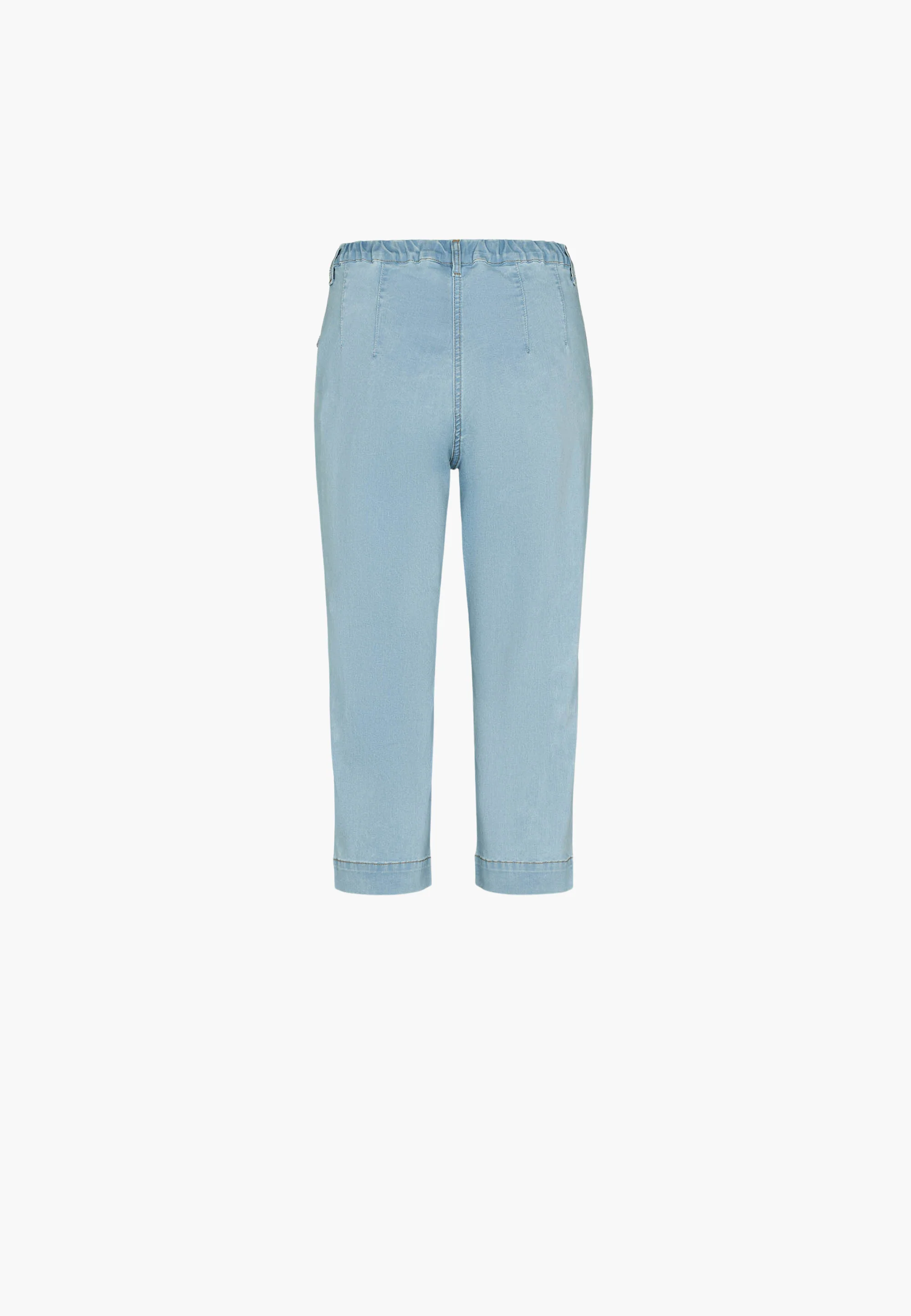 Taylor Regular Capri - Medium Length - Light Blue Denim - Image 2