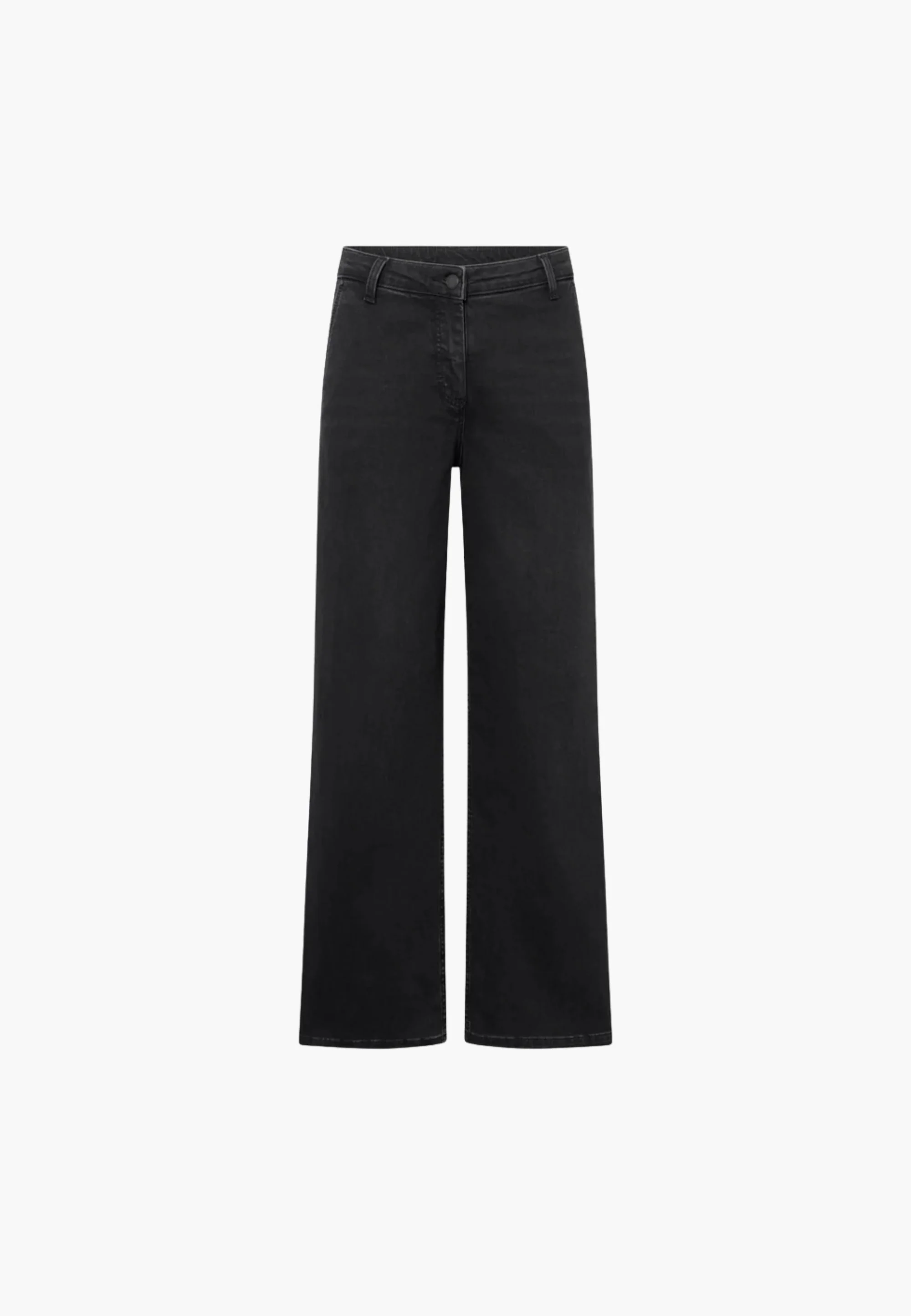 Charm Loose - Medium Length - Washed Black Denim - Image 2