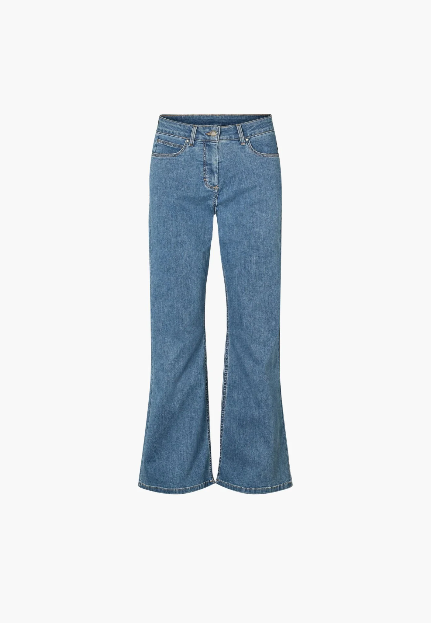 Charlotte Flare Regular - Medium Length - Blue denim