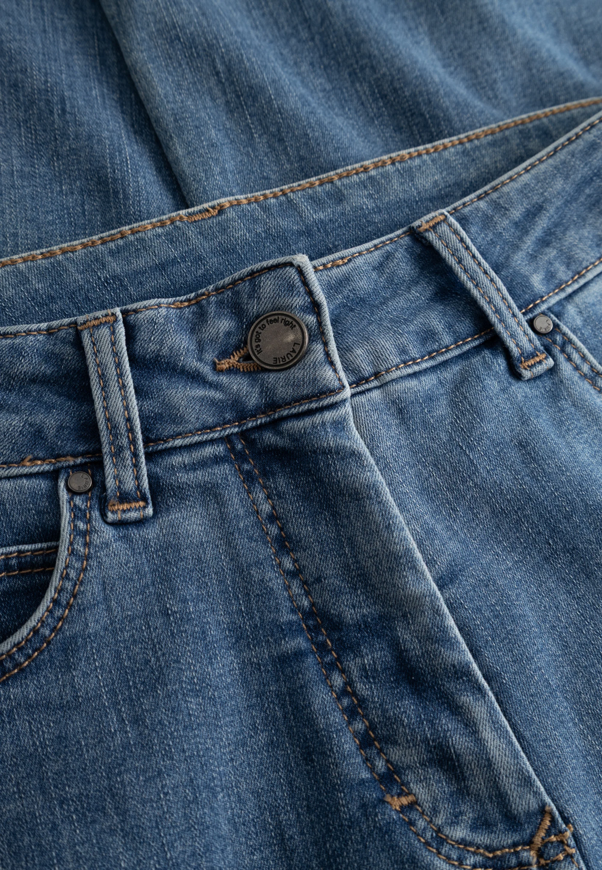 Charlotte Flare Regular - Medium Length - Blue denim - Image 3