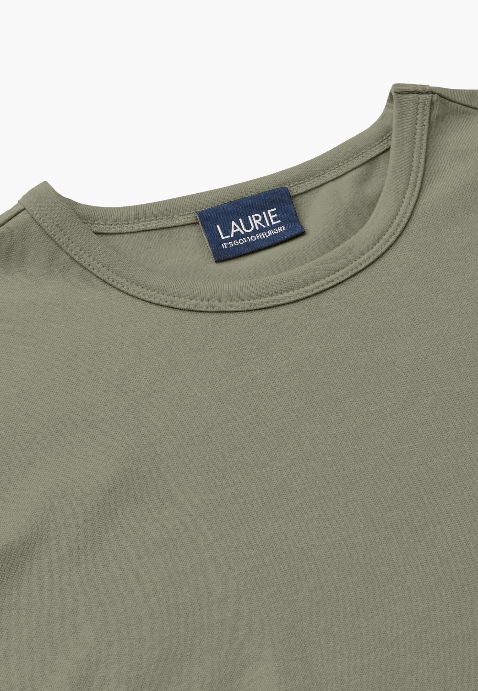 Amanda T-Shirt SS - Khaki - Image 4