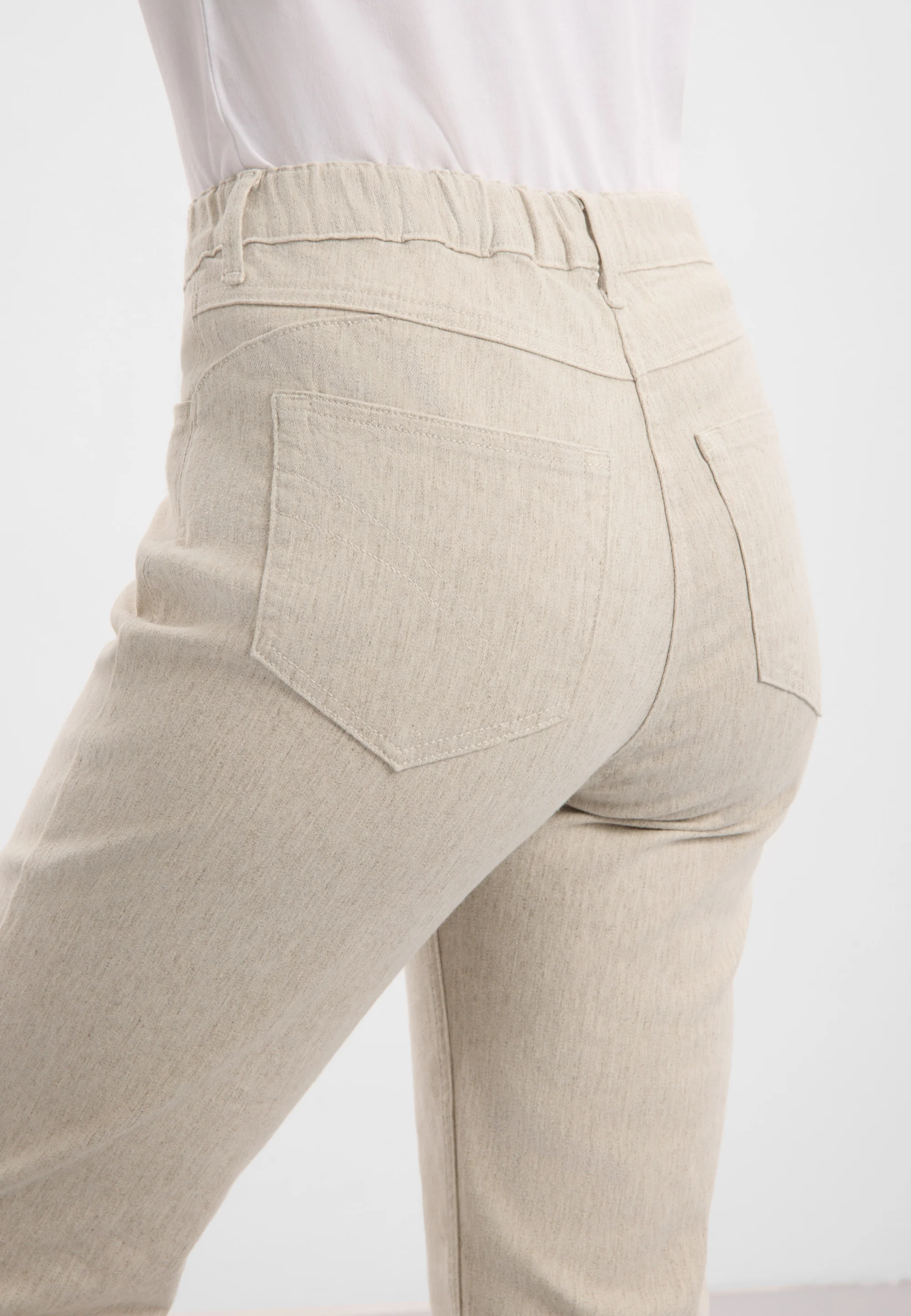 Hannah Regular - Extra Short Length - Grey sand hemp - Image 3