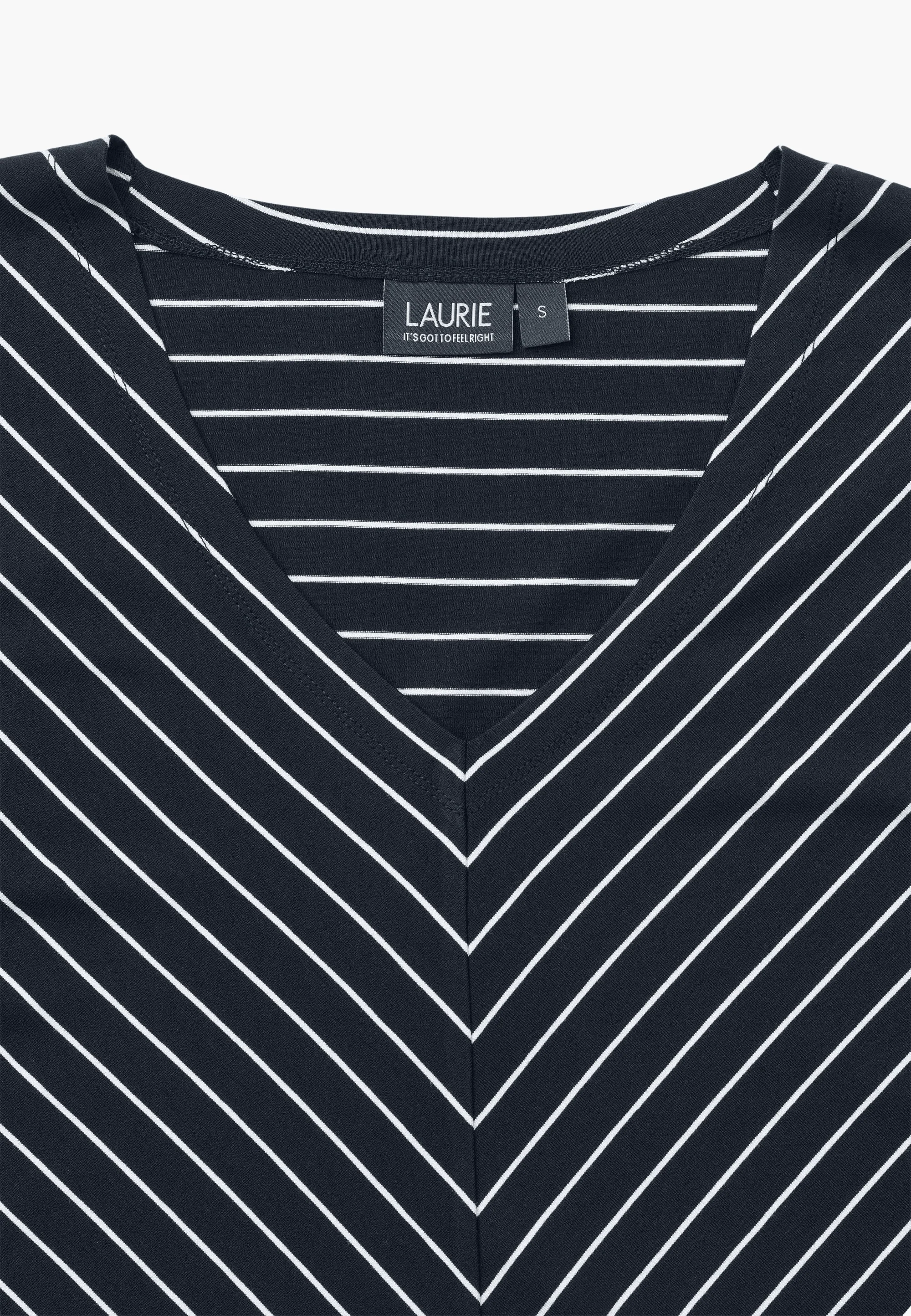 Ingrid Blouse SS - Navy Stripe - Image 6