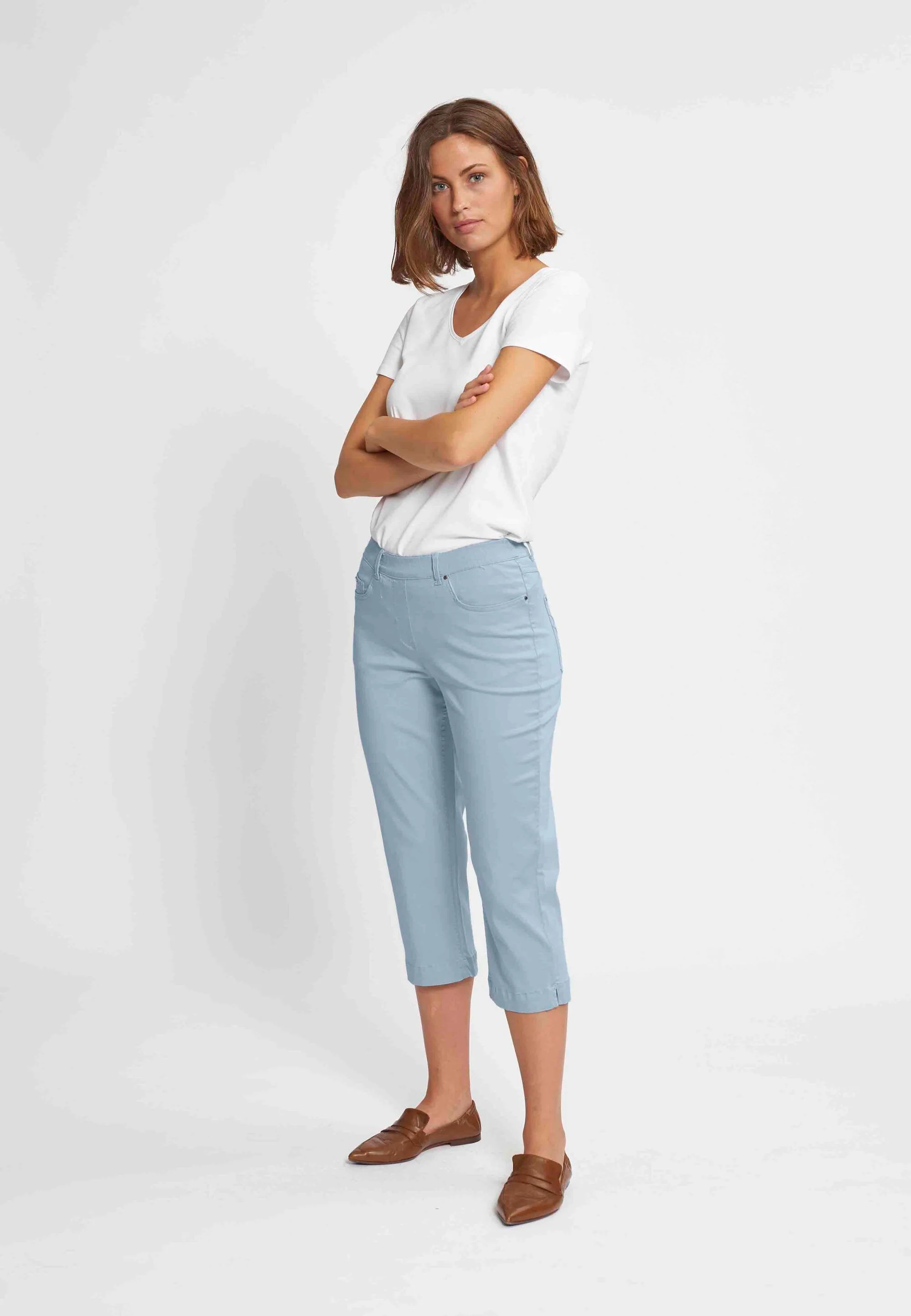 Hannah Regular - Capri - Faded Blue